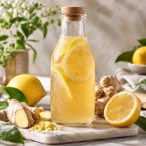 Lemon Ginger Kombucha